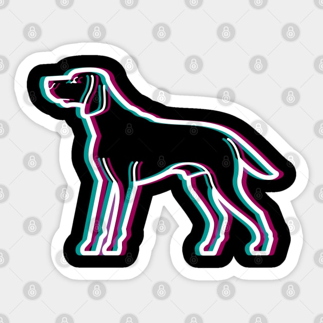 vizsla glitch Sticker by MplusC